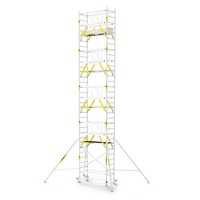 Panthera Panthera PRO met dubbele voorloopleuning 75x185x10,2m werkhoogte carbon vloer