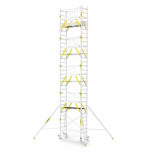 MAANDDEAL: Panthera PRO met dubbele voorloopleuning 75x185x10,2m werkhoogte carbon vloer