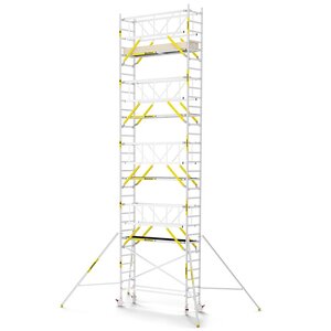 MAANDDEAL: Panthera PRO met dubbele voorloopleuning 75x245x10,2m werkhoogte carbon vloer