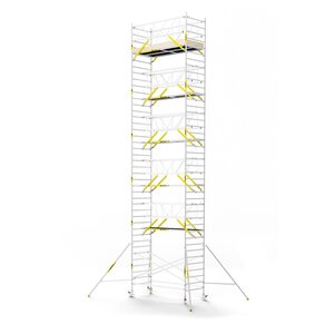 Panthera Panthera PRO met dubbele voorloopleuning 135x305x13,2m werkhoogte carbon vloer Panthera PRO met dubbele voorloopleuning 135x305x13,2m werkhoogte carbon vloer