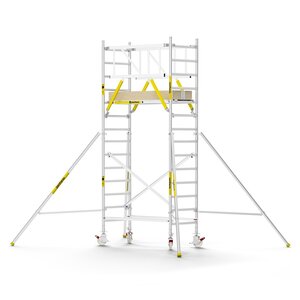 Panthera PRO met dubbele voorloopleuning 90x185x5,2m werkhoogte