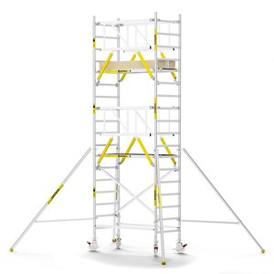 Panthera Panthera PRO met dubbele voorloopleuning 90x185x6,2m werkhoogte Panthera PRO met dubbele voorloopleuning 90x185x6,2m werkhoogte