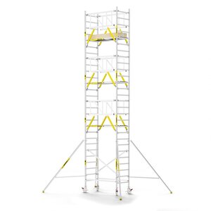 Panthera MAANDDEAL: Panthera PRO met dubbele voorloopleuning 90x185x9,2m werkhoogte MAANDDEAL: Panthera PRO met dubbele voorloopleuning 90x185x9,2m werkhoogte