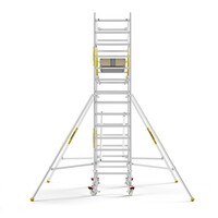 Panthera Panthera PRO met dubbele voorloopleuning 90x245x5,2m werkhoogte carbon vloer