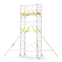 Panthera Panthera PRO met dubbele voorloopleuning 90x245x7,2m werkhoogte carbon vloer