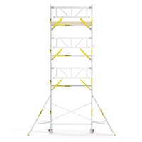 Panthera Panthera PRO met dubbele voorloopleuning 90x245x9,2m werkhoogte carbon vloer
