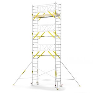 MAANDDEAL: Panthera PRO met dubbele voorloopleuning 90x305x9,2m werkhoogte carbon vloer