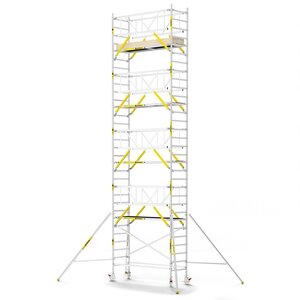 MAANDDEAL: Panthera PRO met dubbele voorloopleuning 90x245x10,2m werkhoogte carbon vloer