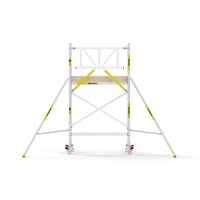 Panthera Panthera PRO met enkele voorloopleuning 90x185x4,2m werkhoogte carbon vloer