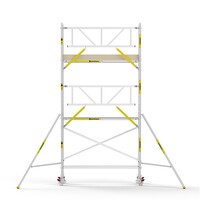 Panthera Panthera PRO met enkele voorloopleuning 90x245x6,2m werkhoogte carbon vloer