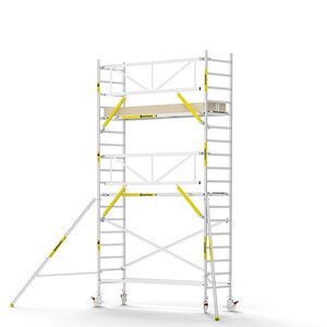 Panthera PRO met enkele voorloopleuning 90x305x6,2m werkhoogte carbon vloer