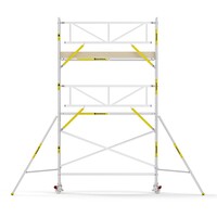 Panthera Panthera PRO met enkele voorloopleuning 90x305x6,2m werkhoogte carbon vloer