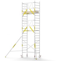 Panthera Panthera PRO met enkele voorloopleuning 90x185x7,2m werkhoogte carbon vloer