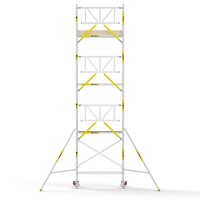Panthera Panthera PRO met enkele voorloopleuning 90x185x8,2m werkhoogte carbon vloer