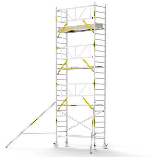 Panthera Panthera PRO met enkele voorloopleuning 90x245x8,2m werkhoogte carbon vloer