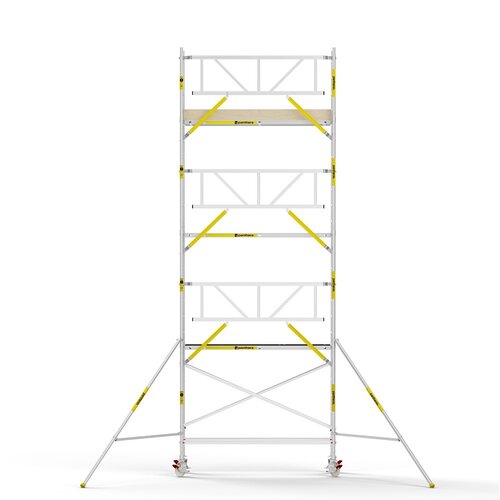 Panthera Panthera PRO met enkele voorloopleuning 90x245x8,2m werkhoogte carbon vloer