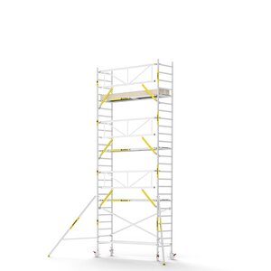 MAANDDEAL: Panthera PRO met enkele voorloopleuning 90x305x8,2m werkhoogte carbon vloer