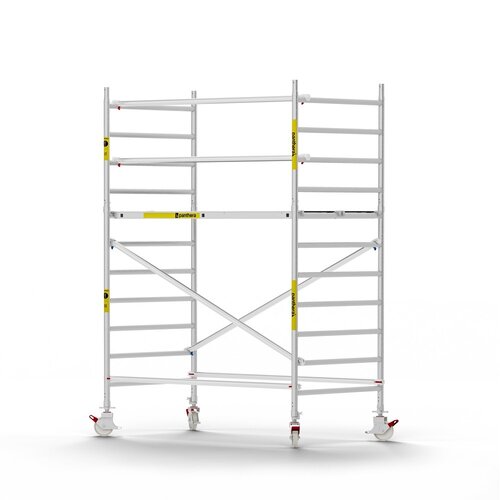 Panthera Basic geschoord rolsteiger 135x245x4,2m werkhoogte Panthera Panthera Basic geschoord rolsteiger 135x245x4,2m werkhoogte