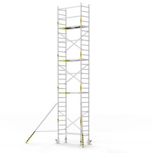 Panthera Panthera Basic geschoord rolsteiger 75x185x9,2m werkhoogte Panthera Basic geschoord rolsteiger 75x185x9,2m werkhoogte