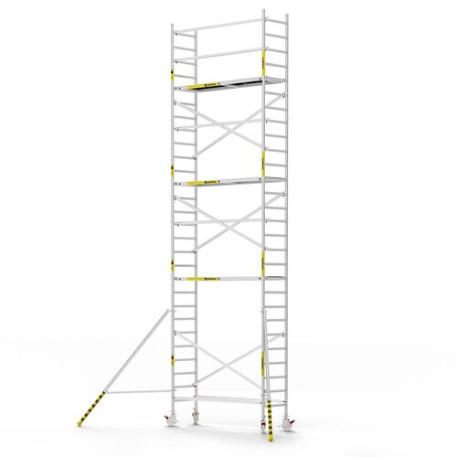 Panthera Basic geschoord rolsteiger 75x245x9,2m werkhoogte Panthera Panthera Basic geschoord rolsteiger 75x245x9,2m werkhoogte