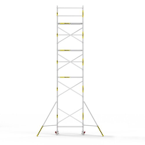 Panthera Basic geschoord rolsteiger 90x185x10,2m werkhoogte Panthera Panthera Basic geschoord rolsteiger 90x185x10,2m werkhoogte