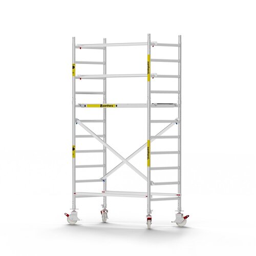 Panthera Basic geschoord rolsteiger carbon vloer 90x185x4,2m werkhoogte Panthera Panthera Basic geschoord rolsteiger carbon vloer 90x185x4,2m werkhoogte