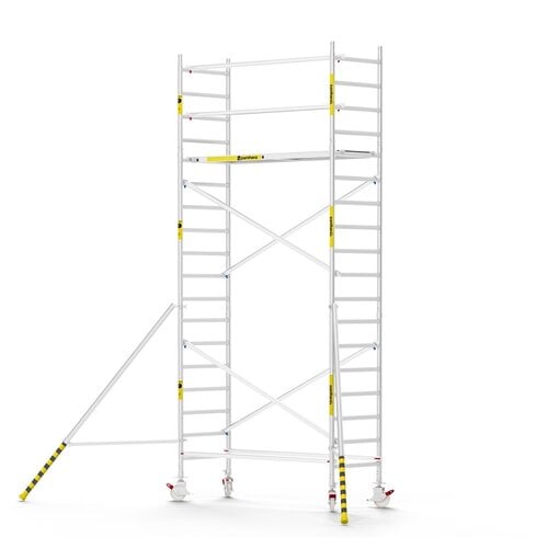 Panthera Basic geschoord rolsteiger carbon vloer 90x245x6,2m werkhoogte Panthera Panthera Basic geschoord rolsteiger carbon vloer 90x245x6,2m werkhoogte