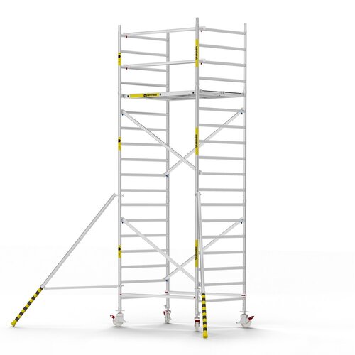 Panthera Basic geschoord rolsteiger 135x185x6,2m werkhoogte Panthera Panthera Basic geschoord rolsteiger 135x185x6,2m werkhoogte