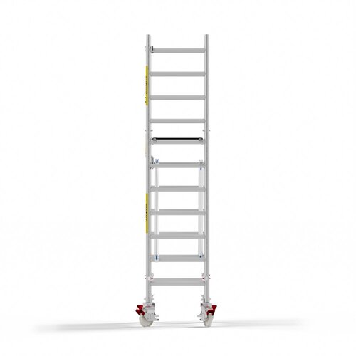 Panthera Basic met voorloopleuning rolsteiger 75x185x4,2m werkhoogte Panthera Panthera Basic met voorloopleuning rolsteiger 75x185x4,2m werkhoogte