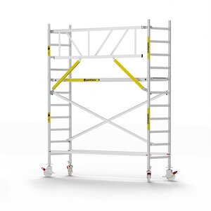 Panthera Panthera Basic met voorloopleuning rolsteiger 75x305x4,2m werkhoogte Panthera Basic met voorloopleuning rolsteiger 75x305x4,2m werkhoogte