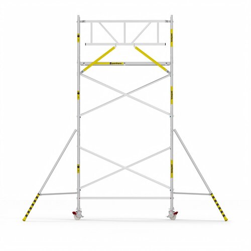Panthera Basic met voorloopleuning rolsteiger 75x245x6,2m werkhoogte Panthera Panthera Basic met voorloopleuning rolsteiger 75x245x6,2m werkhoogte