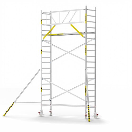 Panthera Basic met voorloopleuning rolsteiger 75x305x6,2m werkhoogte Panthera Panthera Basic met voorloopleuning rolsteiger 75x305x6,2m werkhoogte