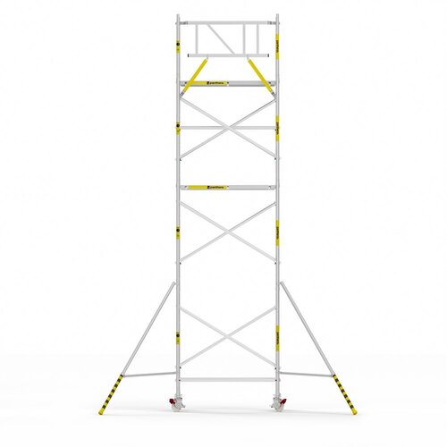 Panthera Basic met voorloopleuning rolsteiger 75x185x8,2m werkhoogte Panthera Panthera Basic met voorloopleuning rolsteiger 75x185x8,2m werkhoogte