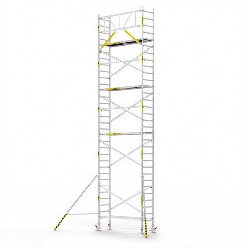 Panthera Basic met voorloopleuning rolsteiger 75x245x10,2m werkhoogte Panthera Panthera Basic met voorloopleuning rolsteiger 75x245x10,2m werkhoogte