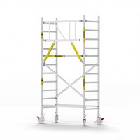 Panthera Panthera Basic met voorloopleuning rolsteiger carbon vloer 75x185x4,2m werkhoogte
