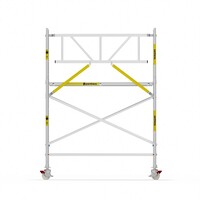 Panthera Panthera Basic met voorloopleuning rolsteiger carbon vloer 75x245x4,2m werkhoogte