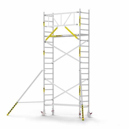 Panthera Basic met voorloopleuning rolsteiger carbon vloer 75x245x6,2m werkhoogte Panthera Panthera Basic met voorloopleuning rolsteiger carbon vloer 75x245x6,2m werkhoogte