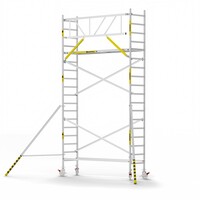 Panthera Panthera Basic met voorloopleuning rolsteiger carbon vloer 75x305x6,2m werkhoogte