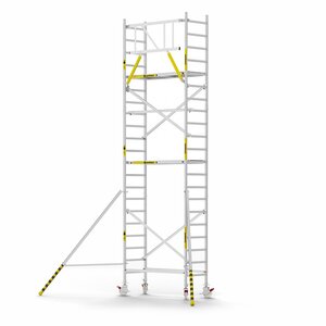 Panthera Panthera Basic met voorloopleuning rolsteiger carbon vloer 75x185x7,2m werkhoogte Panthera Basic met voorloopleuning rolsteiger carbon vloer 75x185x7,2m werkhoogte