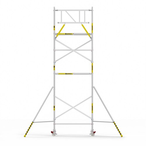 Panthera Basic met voorloopleuning rolsteiger carbon vloer 75x185x7,2m werkhoogte Panthera Panthera Basic met voorloopleuning rolsteiger carbon vloer 75x185x7,2m werkhoogte