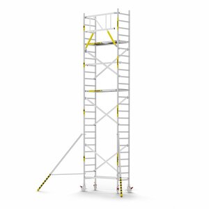 Panthera Panthera Basic met voorloopleuning rolsteiger carbon vloer 75x185x8,2m werkhoogte Panthera Basic met voorloopleuning rolsteiger carbon vloer 75x185x8,2m werkhoogte