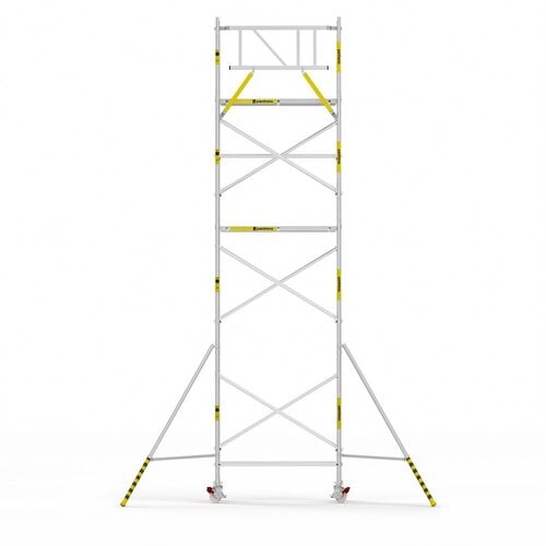 Panthera Basic met voorloopleuning rolsteiger carbon vloer 75x185x8,2m werkhoogte Panthera Panthera Basic met voorloopleuning rolsteiger carbon vloer 75x185x8,2m werkhoogte