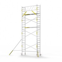 Panthera Panthera Basic met voorloopleuning rolsteiger carbon vloer 75x305x8,2m werkhoogte