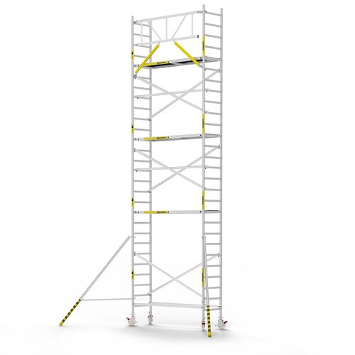 Panthera Basic met voorloopleuning rolsteiger carbon vloer 75x245x9,2m werkhoogte Panthera Panthera Basic met voorloopleuning rolsteiger carbon vloer 75x245x9,2m werkhoogte