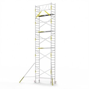 Panthera Panthera Basic met voorloopleuning rolsteiger carbon vloer 75x245x10,2m werkhoogte Panthera Basic met voorloopleuning rolsteiger carbon vloer 75x245x10,2m werkhoogte