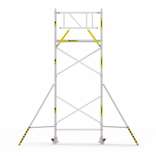 Panthera Basic met voorloopleuning rolsteiger 90x185x6,2m werkhoogte Panthera Panthera Basic met voorloopleuning rolsteiger 90x185x6,2m werkhoogte