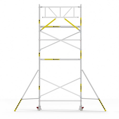 Panthera Basic met voorloopleuning rolsteiger 90x245x7,2m werkhoogte Panthera Panthera Basic met voorloopleuning rolsteiger 90x245x7,2m werkhoogte