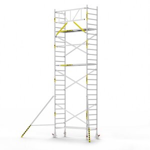 Panthera Panthera Basic met voorloopleuning rolsteiger 90x245x8,2m werkhoogte Panthera Basic met voorloopleuning rolsteiger 90x245x8,2m werkhoogte