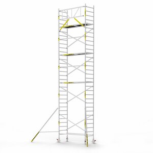 Panthera Panthera Basic met voorloopleuning rolsteiger 90x245x10,2m werkhoogte Panthera Basic met voorloopleuning rolsteiger 90x245x10,2m werkhoogte