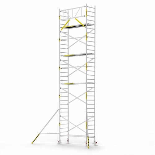 Panthera Basic met voorloopleuning rolsteiger 90x245x10,2m werkhoogte Panthera Panthera Basic met voorloopleuning rolsteiger 90x245x10,2m werkhoogte